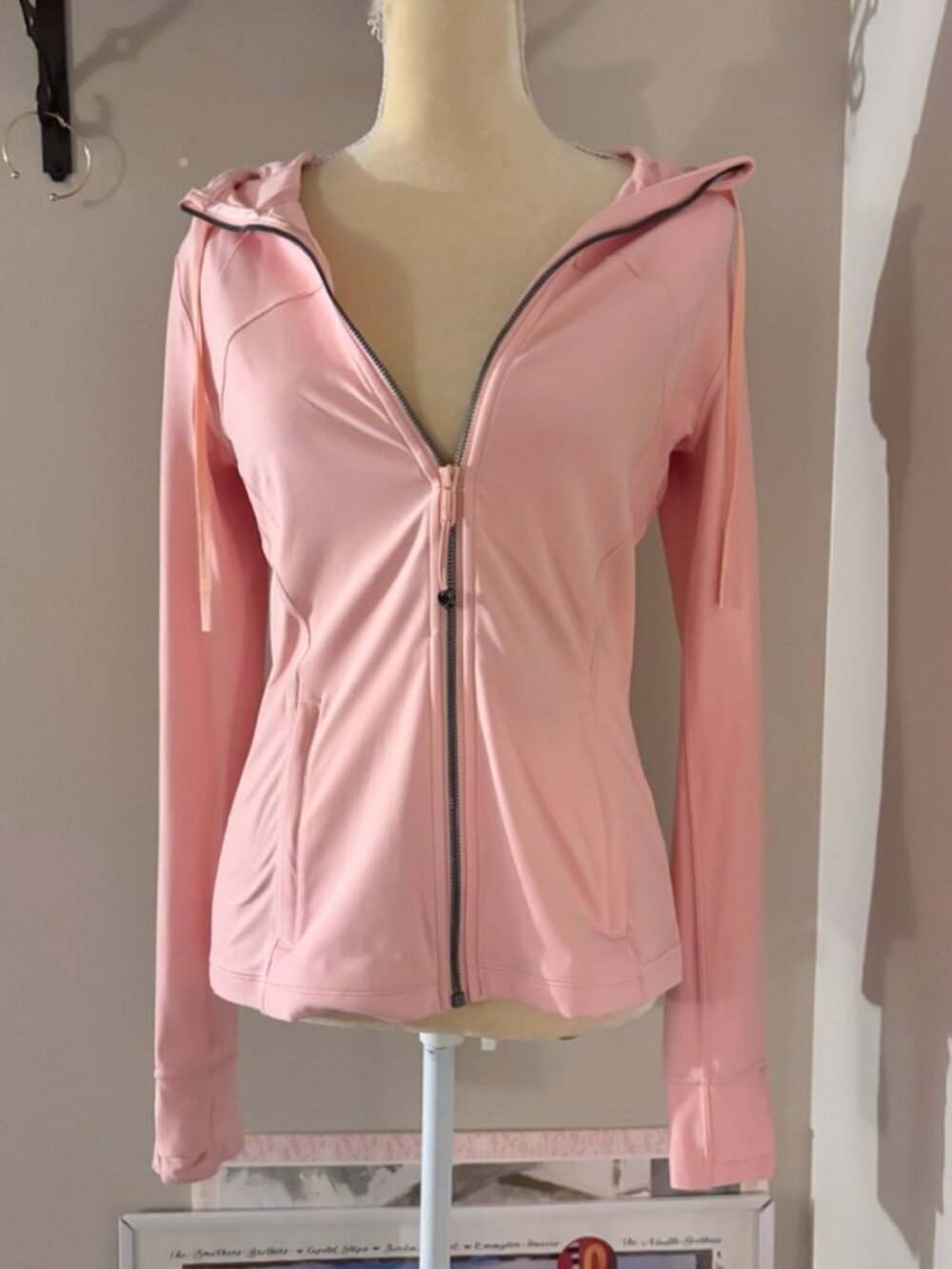 Lululemon Hooded Define Jacket Nulu Dew Pink Size 10